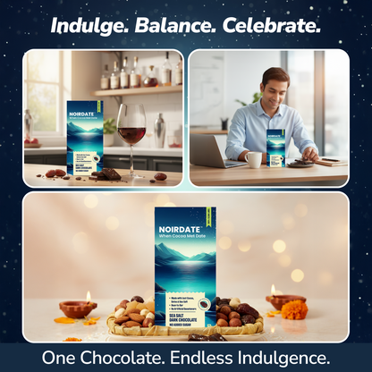 NoirDate Sea Salt Dark Chocolate 75g