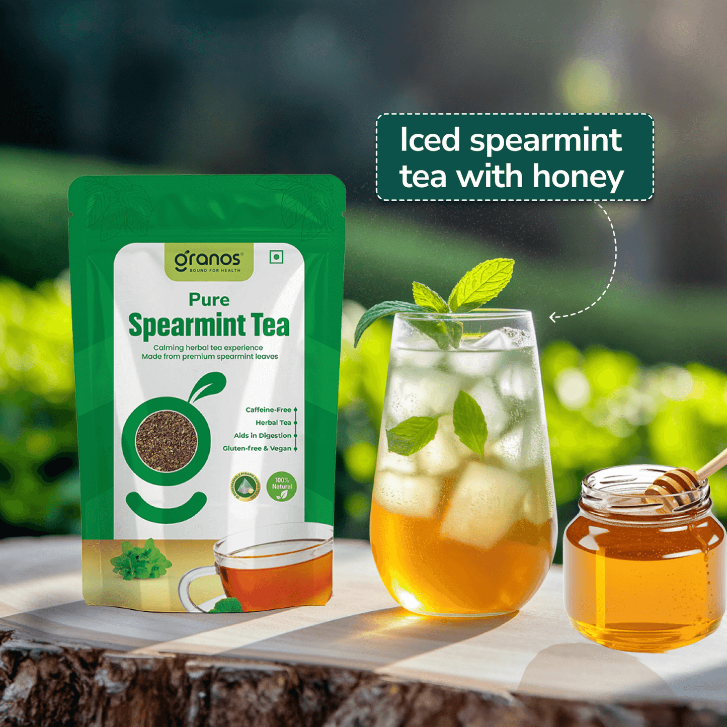 Granos Pure Spearmint Tea - 25 Tea Bags