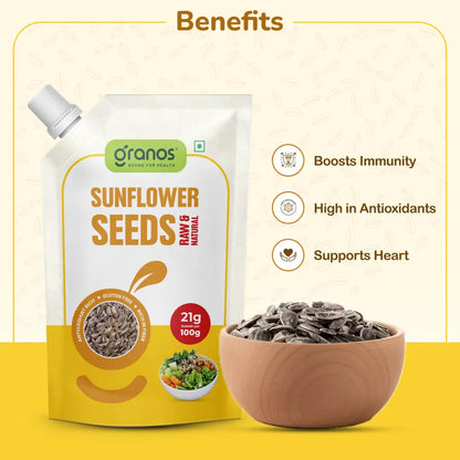 Granos Sunflower Seeds Raw & Natural 200g