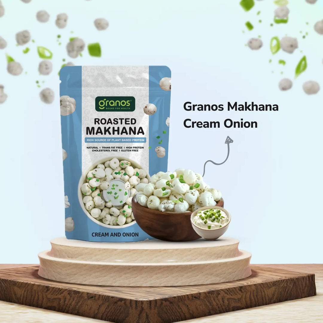 Granos Roasted Makhana 60g Cream & Onion