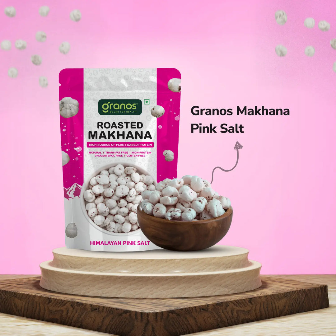 Granos Roasted Makhana 60g Himalayan Pink Salt