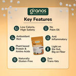 Granos Raw Makhana 100g | Jumbo Size & Rich in Protein