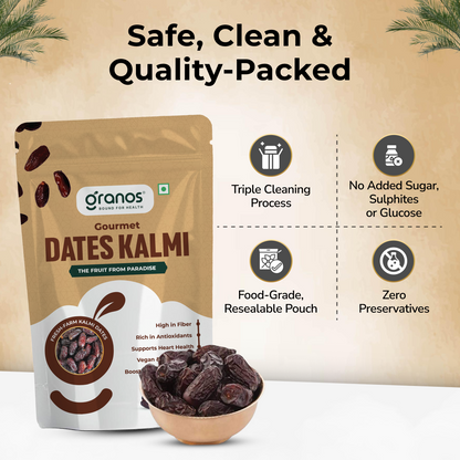 Granos Kalmi Dates 500g | Produce Of Saudi Arabia