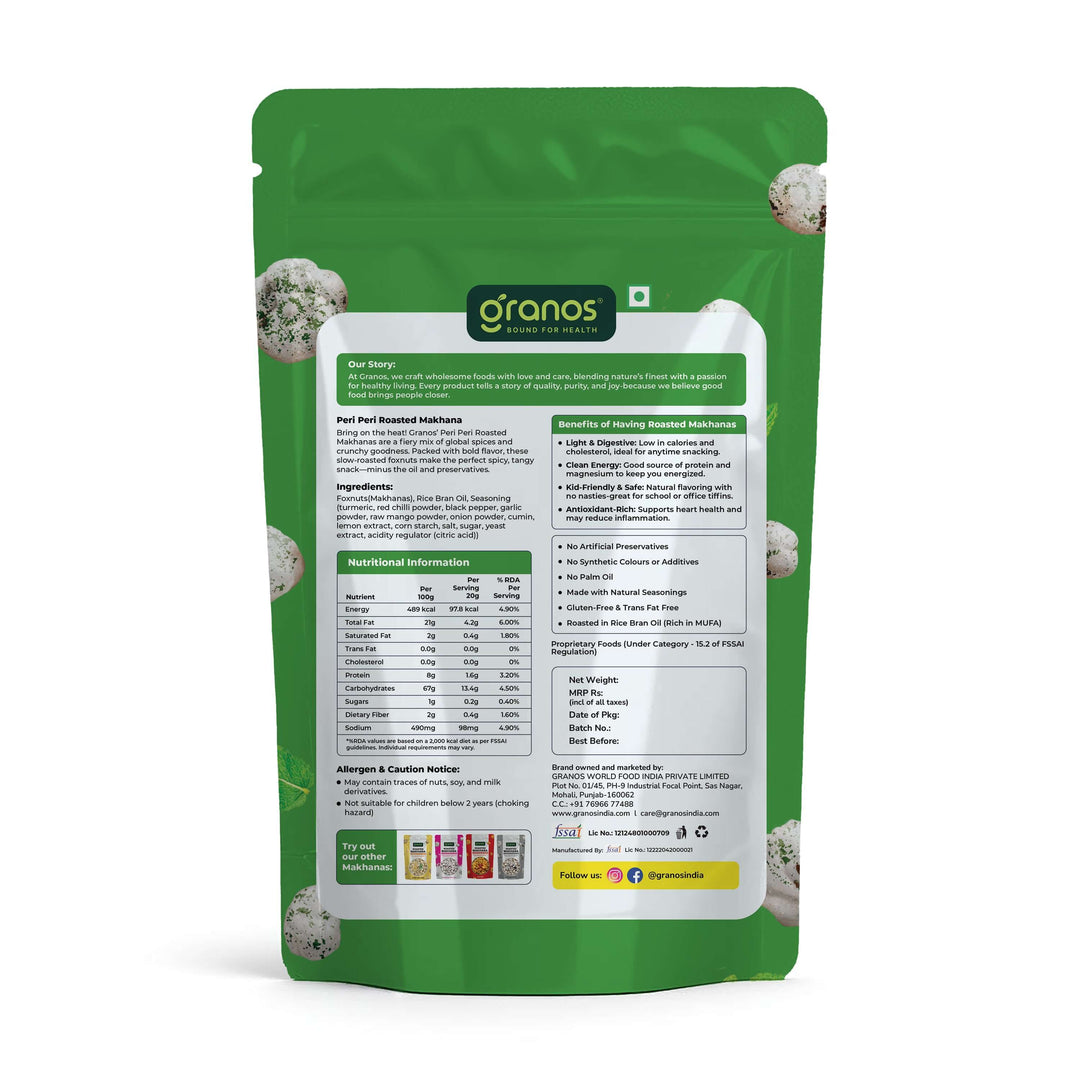Granos Roasted Makhana 60g Mint