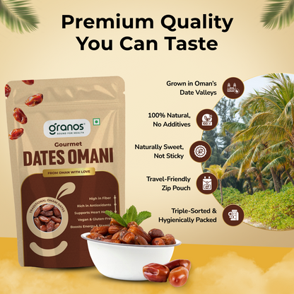 Granos Omani Dates 500g | Produce Of Oman