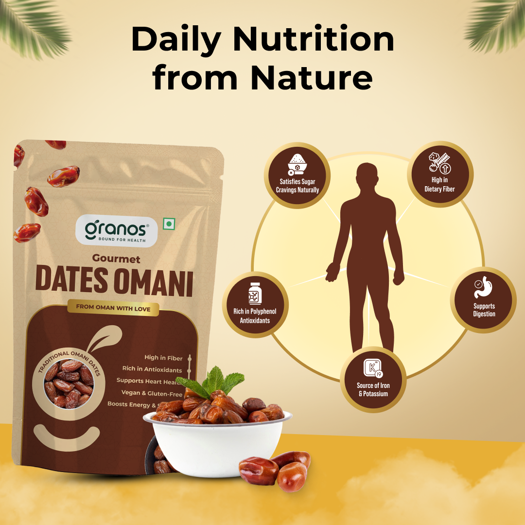 Granos Omani Dates 500g | Produce Of Oman