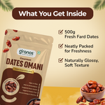 Granos Omani Dates 500g | Produce Of Oman