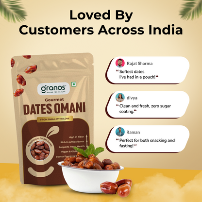 Granos Omani Dates 500g | Produce Of Oman
