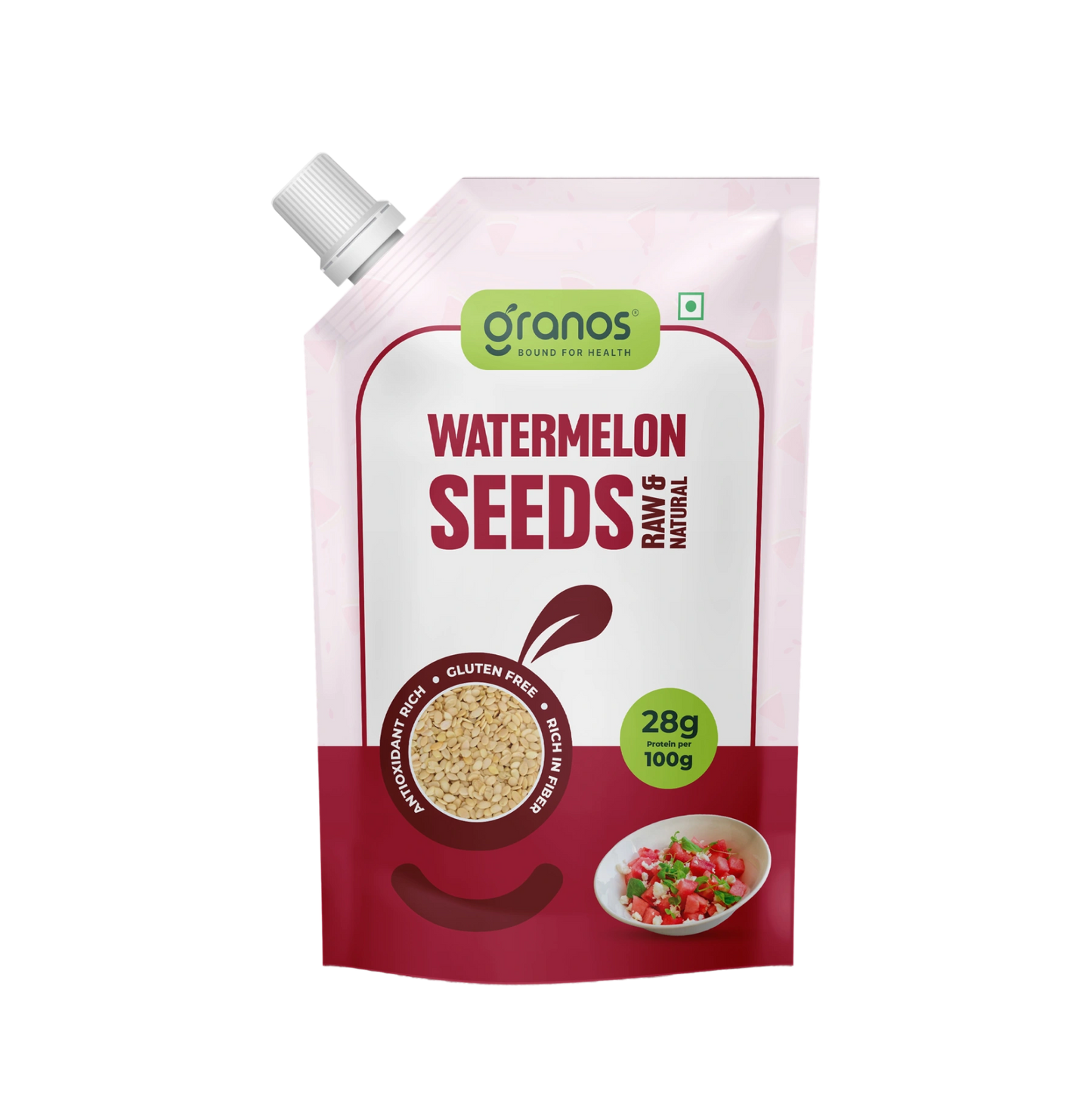Granos Watermelon Seeds Raw & Natural 200g Spout Pack