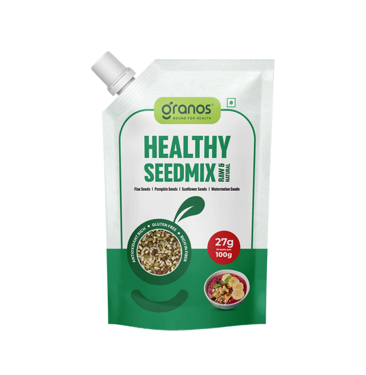 Granos Healthy Seedmix Raw & Natural 200g Spout Pack