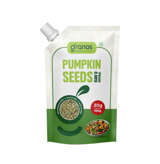 Granos Pumpkin Seeds Raw & Natural 200g Spout Pack