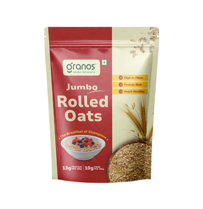 Granos Jumbo Rolled Oats 1kg | High Protein & Fiber