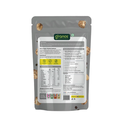 Granos Roasted Makhana 60g Salt & Pepper