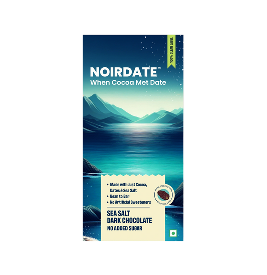 Noir Date Sea Salt Dark Chocolate 75g